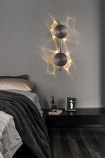 Lumin Wave Duo Wall Sconce – Modern LED Wall Lamp for Bedroom & Living Room