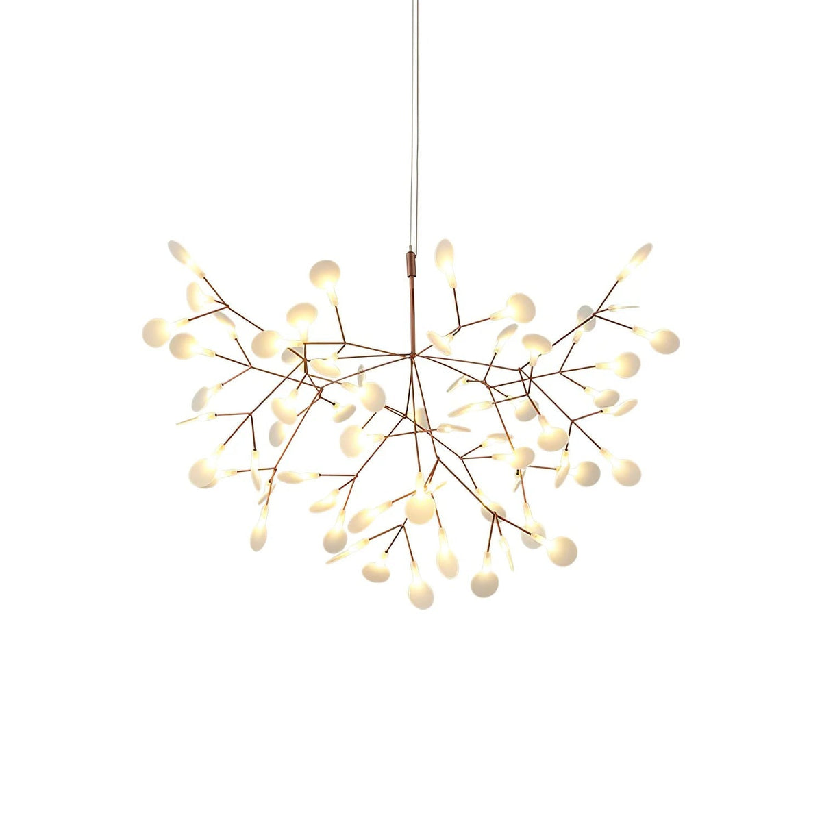 Rose Gold Glow Chandelier