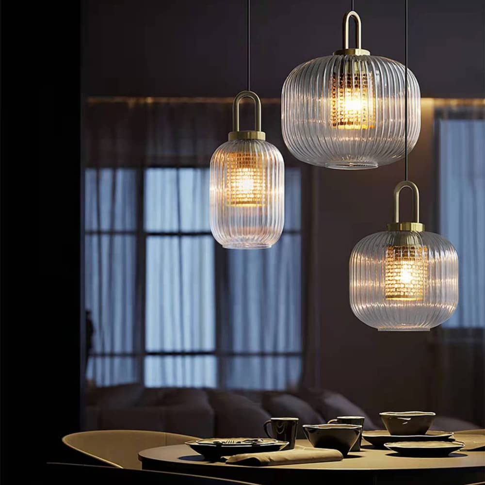 Modern Simple Clear Light Stripe Led Chandelier