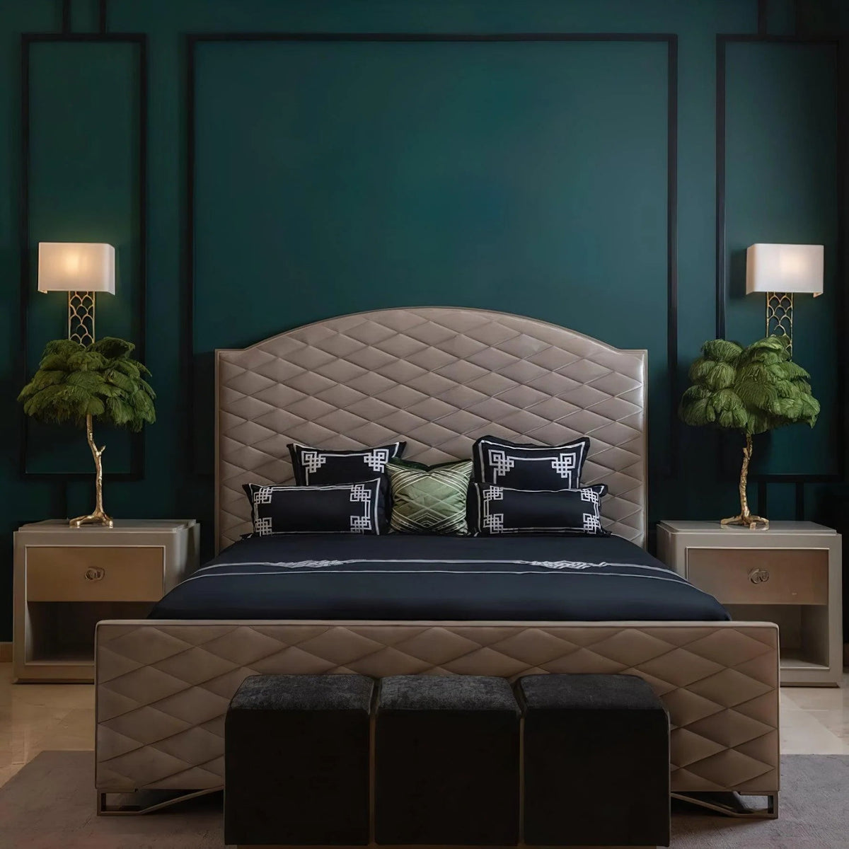 Feathered Elegance Table Lamp