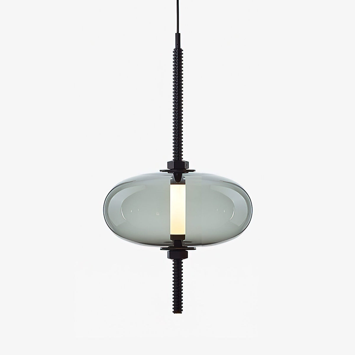 Under Pressure Art Glass Pendant Light with Integrated LED