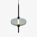 Under Pressure Art Glass Pendant Light with Integrated LED
