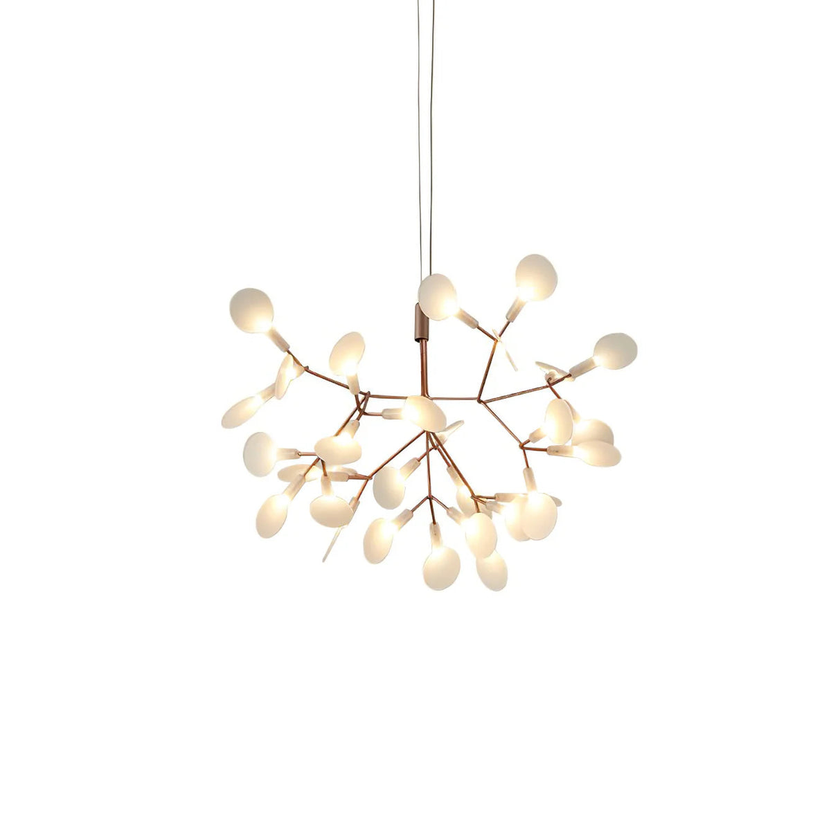 Rose Gold Glow Chandelier