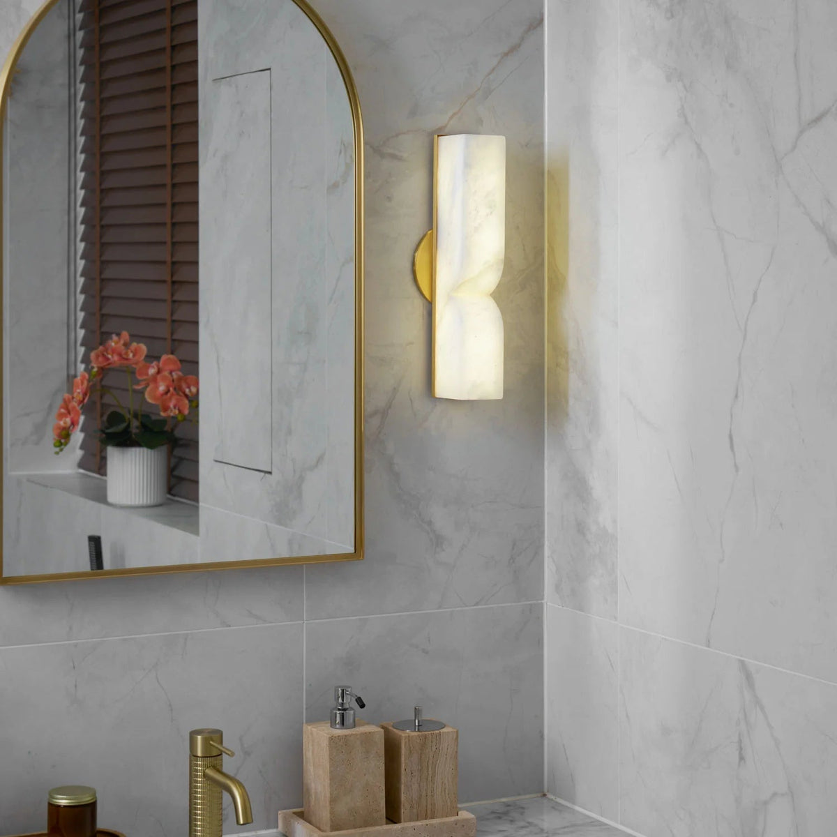Marble Glow Wall Light