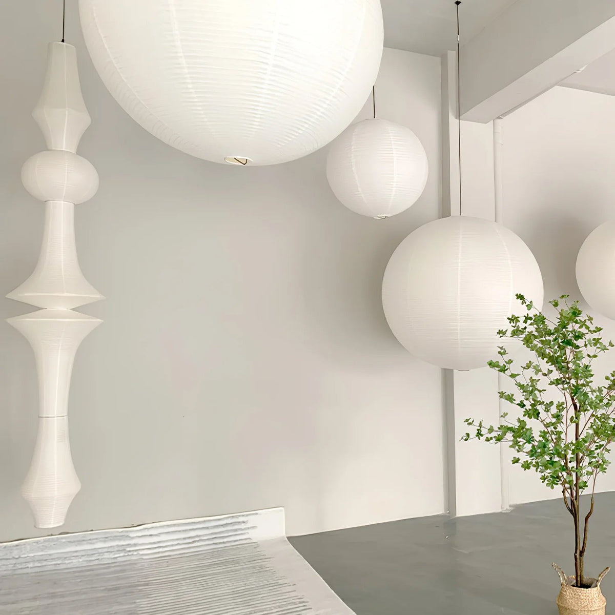 Kumo Washi Pendant Light