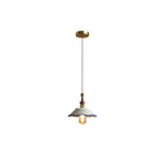 Bellaria Ceramic Pendant Light with Hand-Painted Scalloped Details