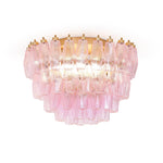 Poliedri Pink Ceiling Light