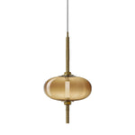 Under Pressure Art Glass Pendant Light with Integrated LED