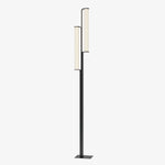 Lumo Arc Outdoor Post Light – Modern LED Garden Lamp in Matte Black