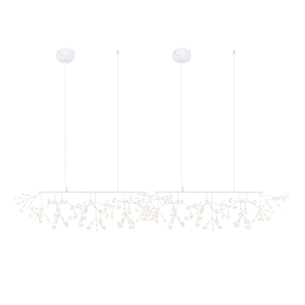 Firefly Linear LED Chandelier – Modern Acrylic Pendant Light for Dining & Living Spaces