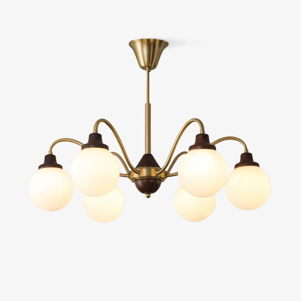 Solid Wood Magic Bean Chandelier – Modern Designer Pendant Light