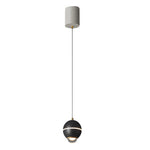 Small Metal Ball 3 Step Dimming Led Modern Pendant Lights With Spotlights