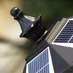 Retro Grilles Solar Fence Post Light Ha080730