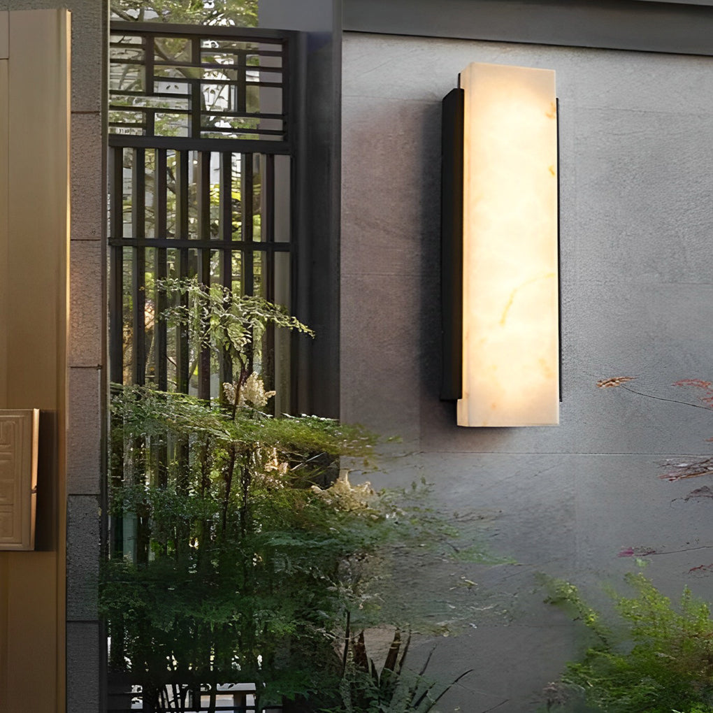 Rectangular Modern Outdoor Wall Lights Ha089462