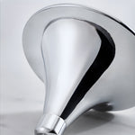 Modern 1 Light Teardrop Droplet Glass Pendant Light Adjustable Height