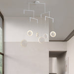 3 6 9 Light White Focus Led Chandelier