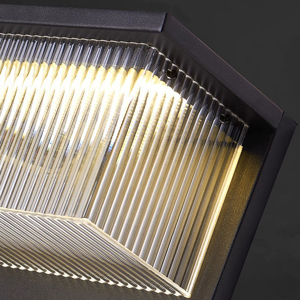 Rectangular Modern Solar Wall Light Li002504