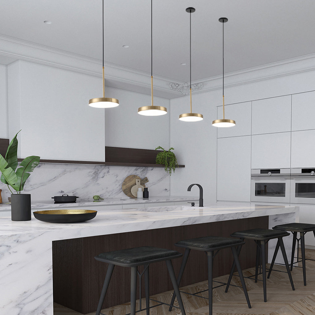 Ultra Thin Round Pendant Light Ha078282