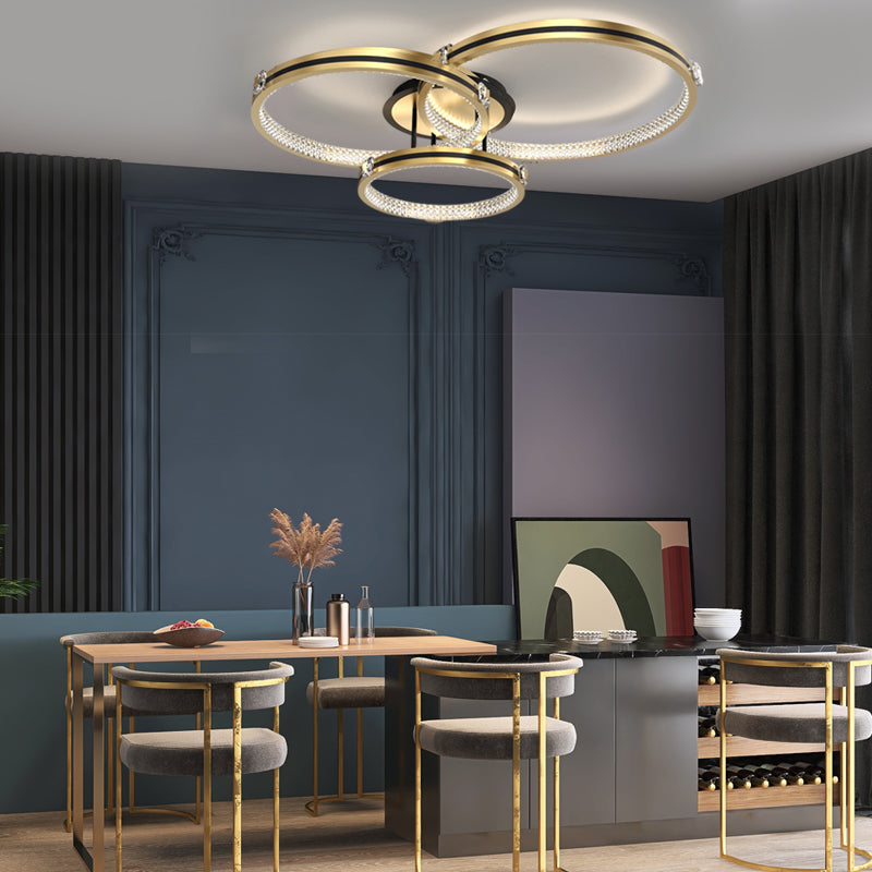 Rings Modern Led Ceiling Light Ha098317