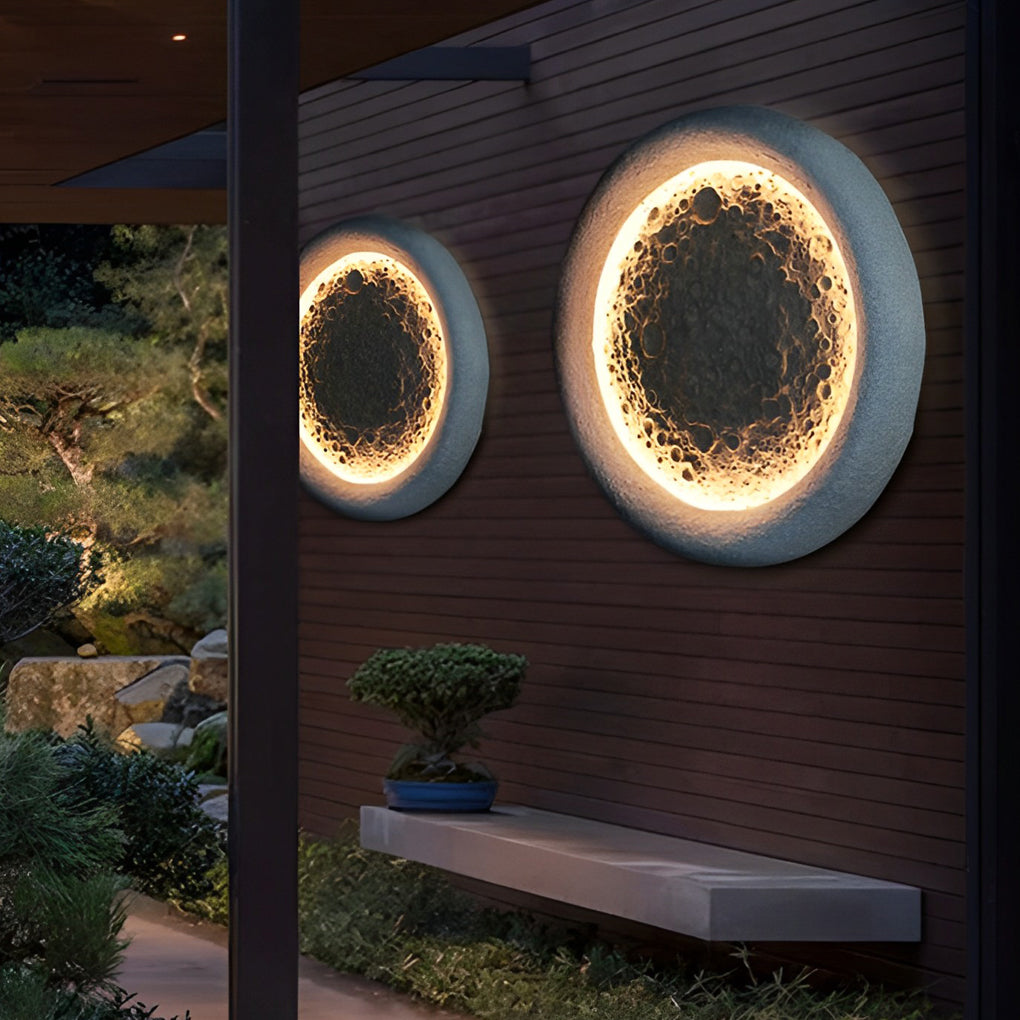 Moon Craters Design Exterior Lights Li002103