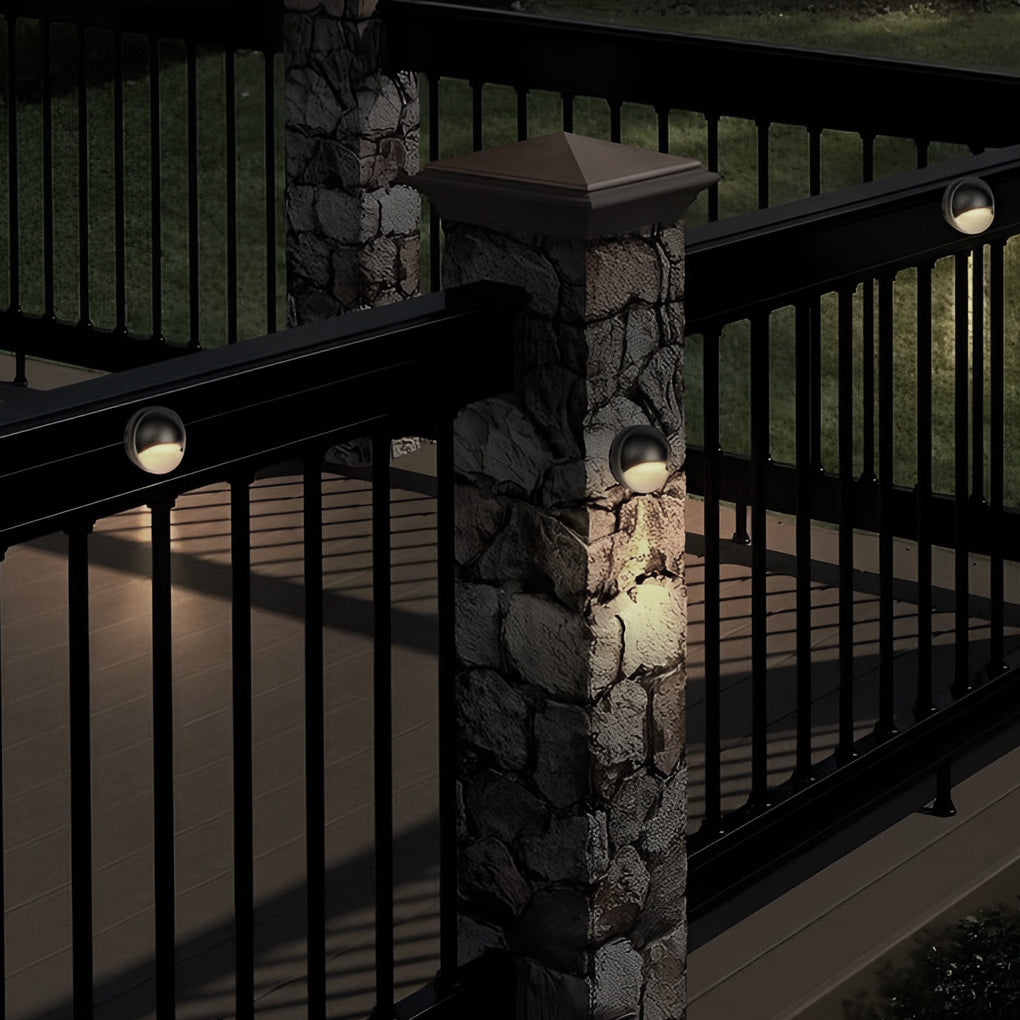 Hallf Moon 12 36V Low Voltage Led Deck Downward Lighting Wall Mounted Step Lights