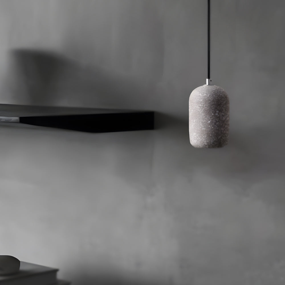 Nordic Cylinder Cement Pendant Light Led Hanging Lamp Kitchen Island Hanging Light For Dining Room