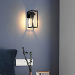 Rectangular Glass Wall Lamp Li002100