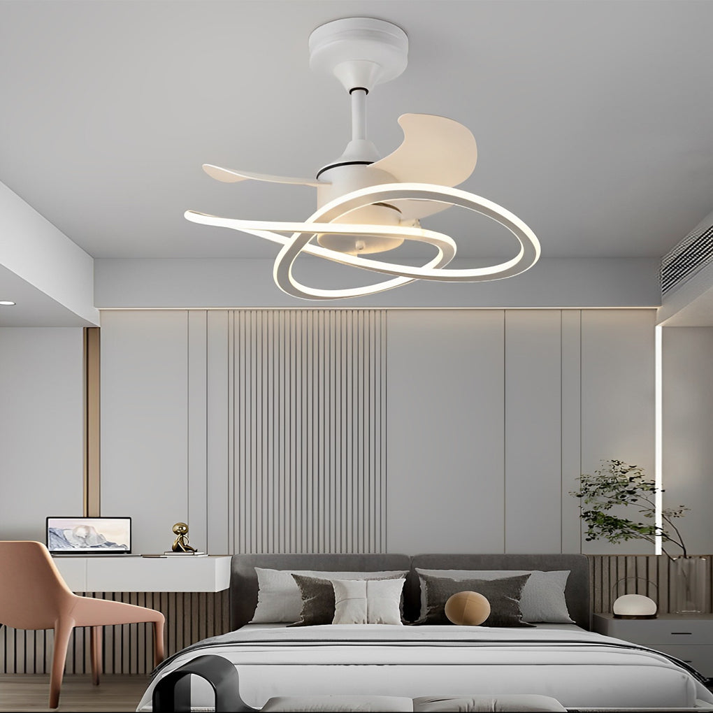 Waves Flower Bladeless Ceiling Fans Ha082734