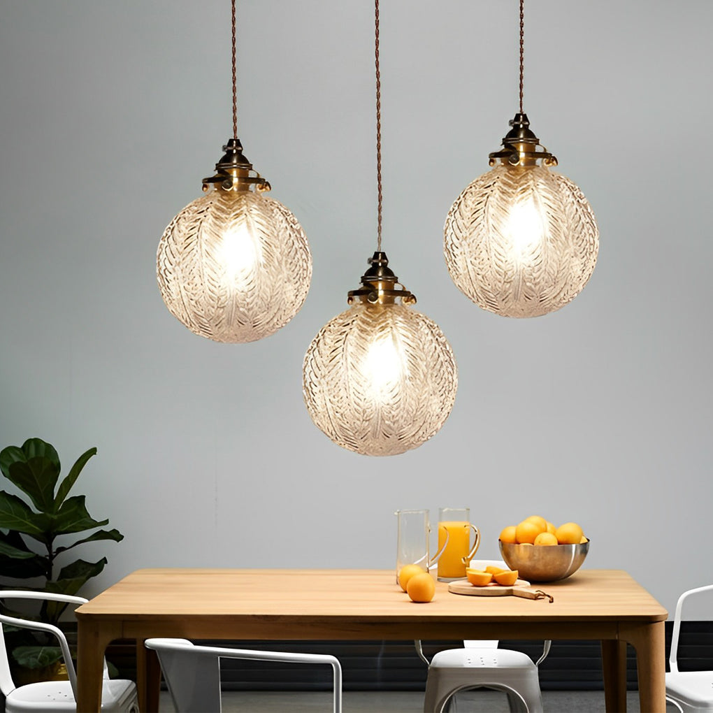 Glass Ball Led Modern Pendant Lights Li002201