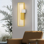Rectangular Three Color Light Led Nordic Wall Light Fixture Wall Lamp