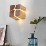 Cracked Wood Grain Design Wall Sconce Li002143