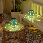 Celestial Star Projection Solar Lantern for Garden and Patio