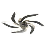 Flower Shaped Three Step Dimming Led Nordic Ceiling Fan Lights