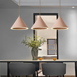 Conical Led Macaron Color Nordic Pendant Light Li002188