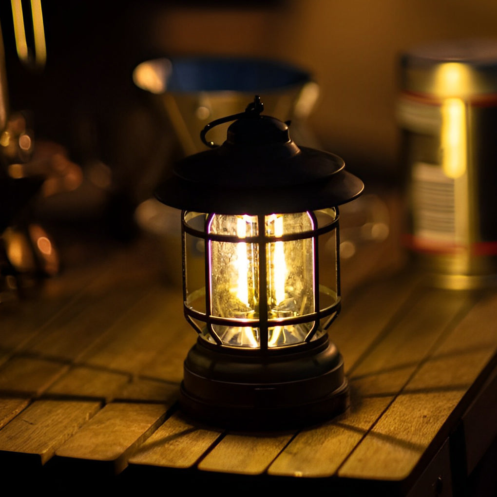 Aurora Portable LED Lantern — Rechargeable Architectural Outdoor Lighting