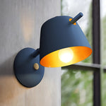 Hat Style Matte Metal Nordic Mounted Modern Wall Sconce Lighting