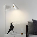 Modern Hoxton Hanging Wall Sconce With Conical Shade 1 Light