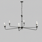Elara Candle Chandelier – Modern Brass Candelabra Chandelier for Dining Room