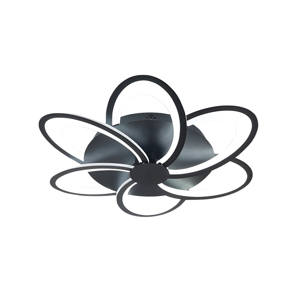 Modern Petal Flush Mount Light Acrylic Led Flower Shape Ceiling Lamp