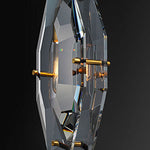 Copper Light Luxury Crystal Smoke Gray Post Modern Pendant Lights Fixture Li002770