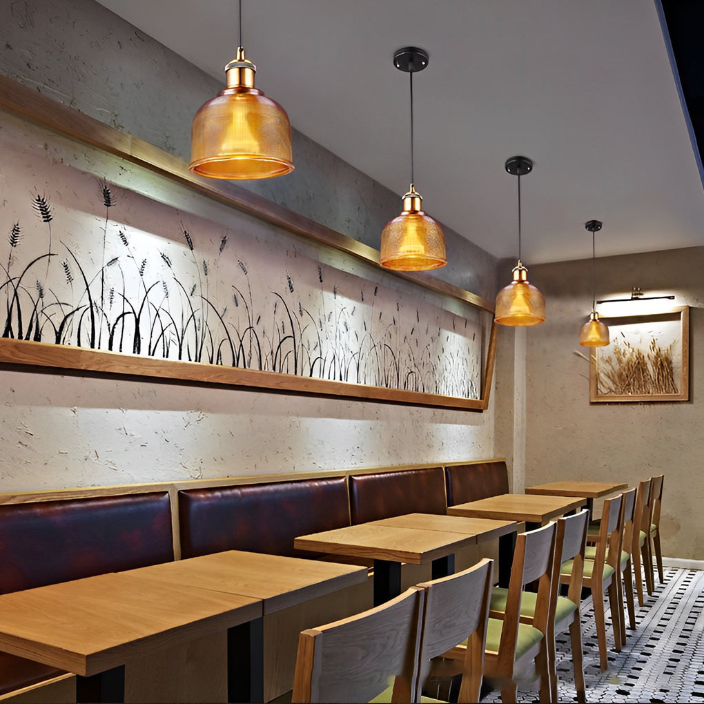 Glass Bowl Shape Pendant Lights Ha079278