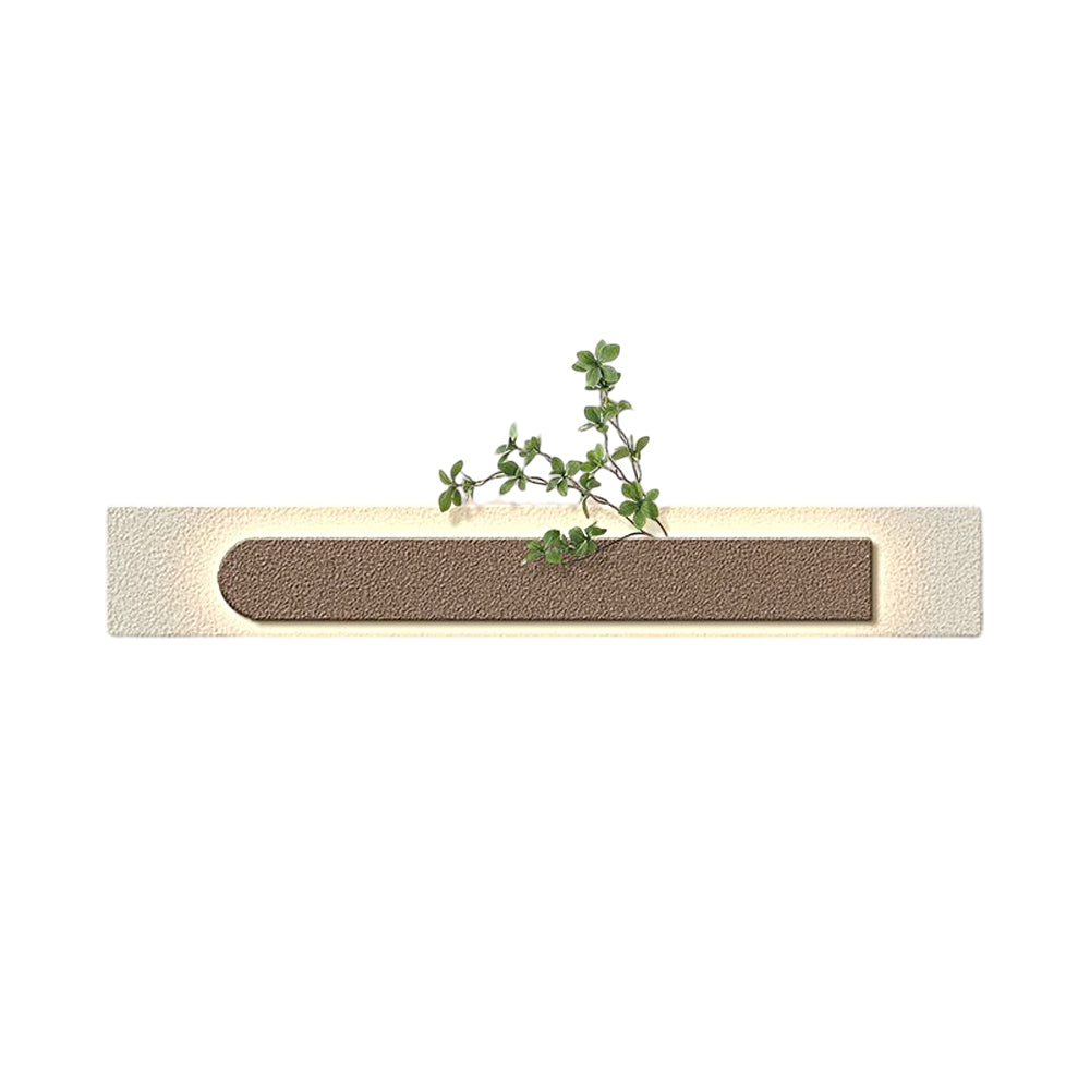 Rectangular Three Dimensional Sandstone Usb Remote Led Wall Lamp Painting