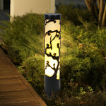 Black Wintersweet Pathway Lights – Vintage Outdoor LED Garden Lamps