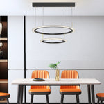 Simple Ring Three Step Dimming Circles Modern Chandelier Hanging Lights