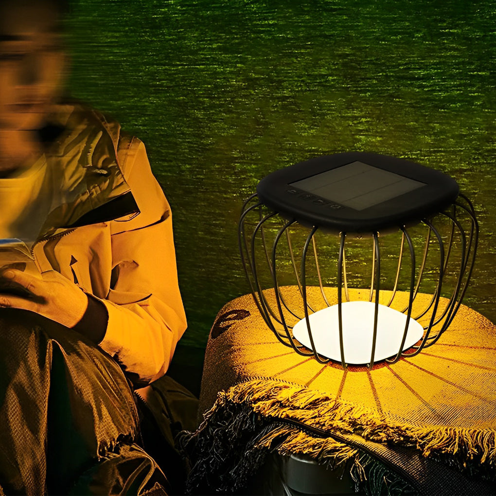 Waterproof Table Chair Solar Outdoor Lantern Ha091082