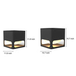Square Outdoor Fence Post Light Ha093081