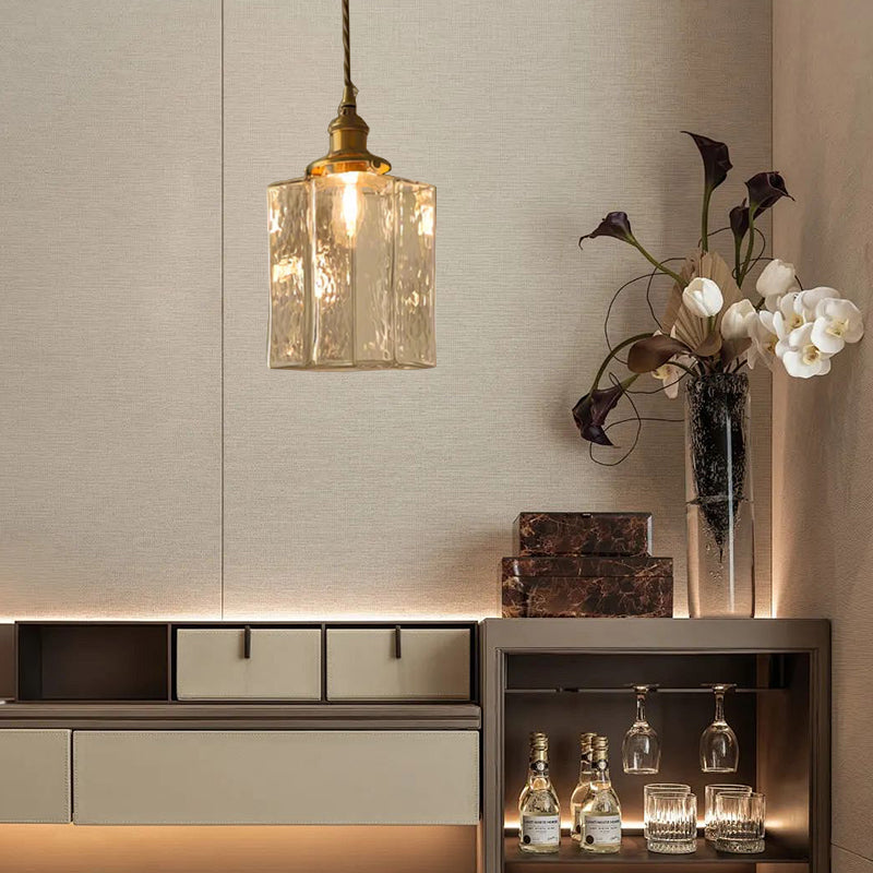 Modern Retro Glass Pendant Lamp