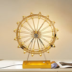Vintage Ferris Wheel Table Lamp With Integrated Led