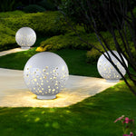 Waterproof Hollow White Outdoor Lantern Ha090540
