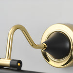 Gold Black Rotatable Linear Led Bathroom Vanity Light